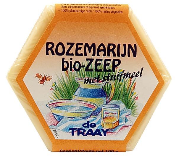 De Traay Zeep Rozemarijn met stuifmeel