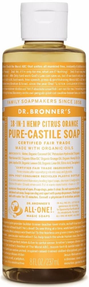 Dr Bronner Magical Soap Citrus Sinaasappel 237ml