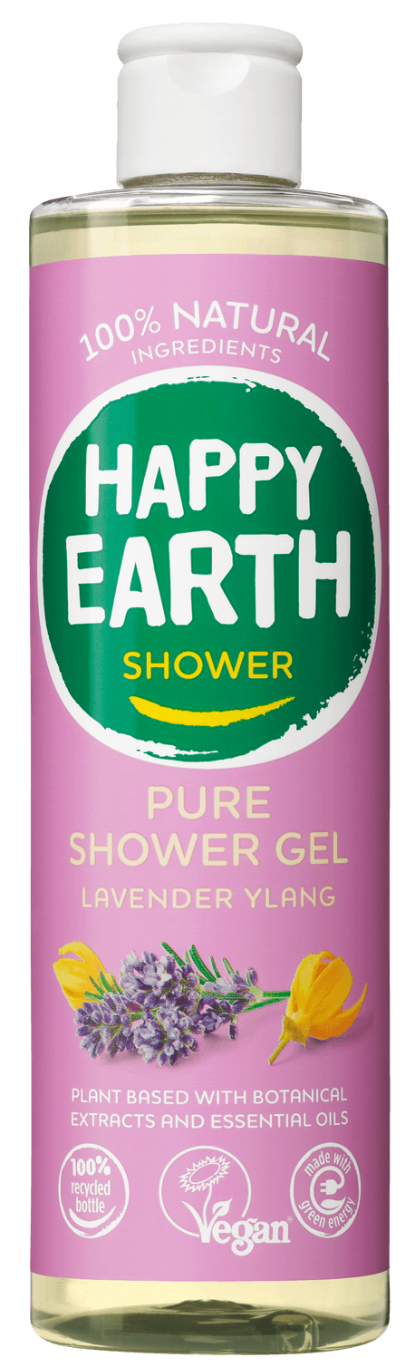 Happy Earth 100% Natural Shower Gel Lavender Ylang