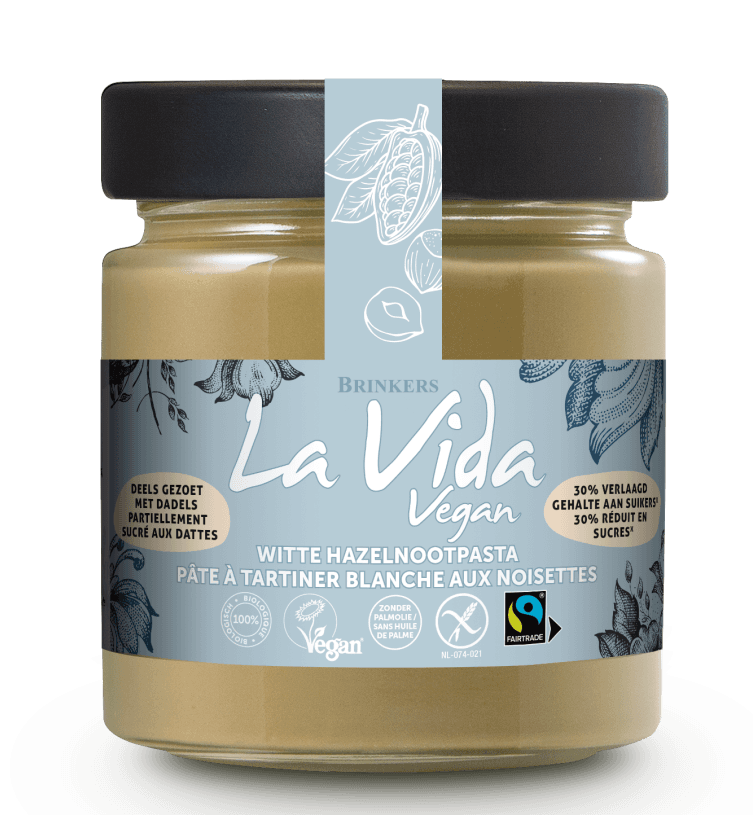 La Vida Vegan Witte Hazelnootpasta