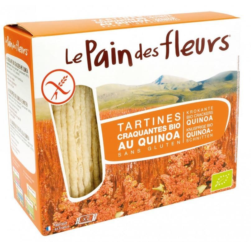 Le Pain Des Fleurs Quinoa Crackers Bio