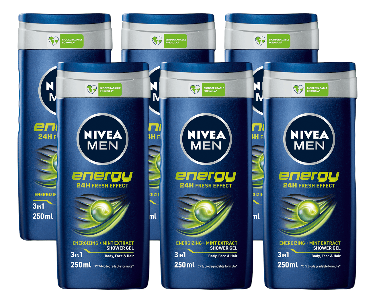 Nivea Men Energy Shower Gel Voordeelverpakking