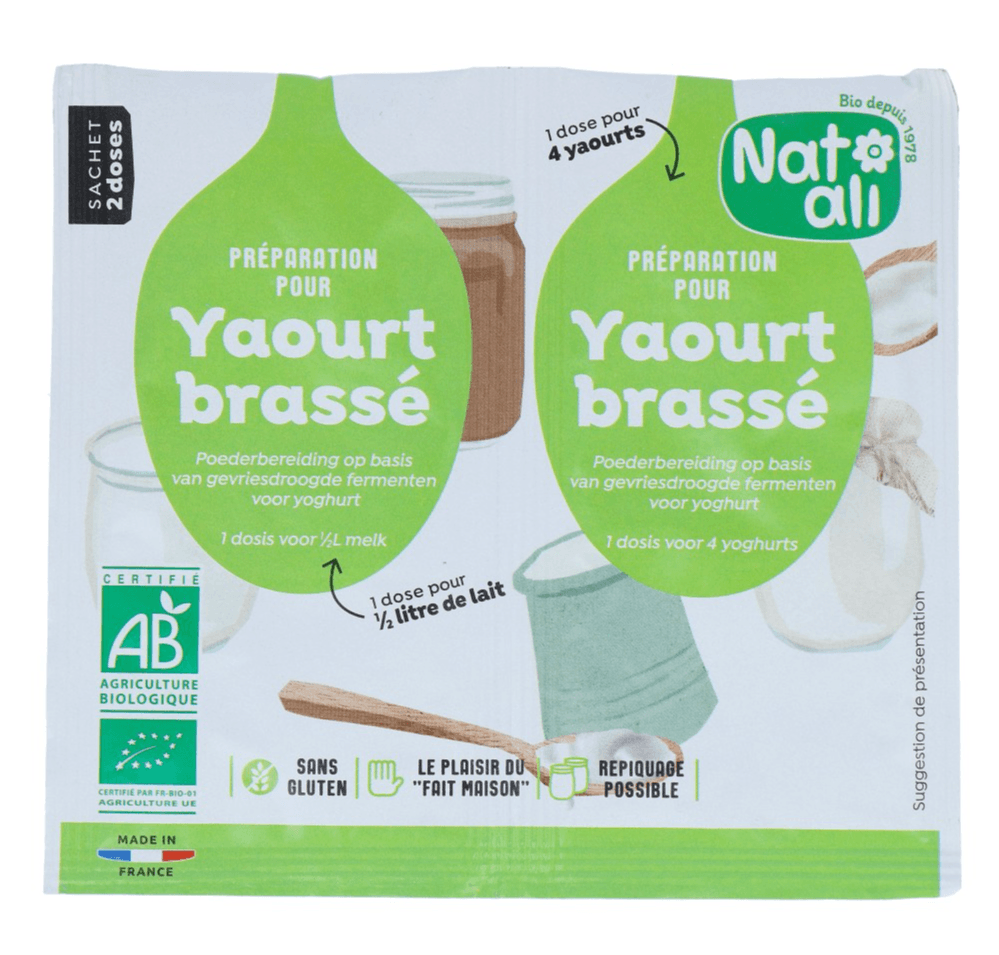 Nat-Ali Ferment voor Yoghurt
