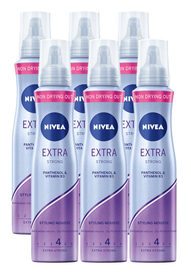 Nivea Extra Strong Styling Mousse Voordeelverpakking