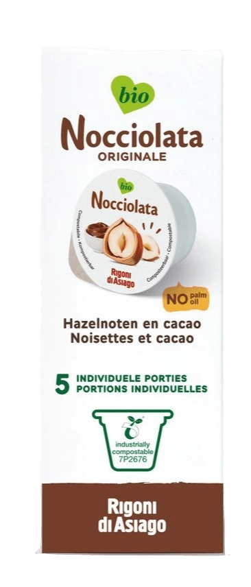 Nocciolata Originale Hazelnoten en Cacao Cups Bio