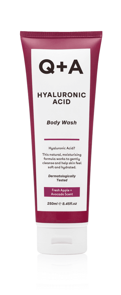 Q+A Hyaluronic Acid Body Wash Apple Avocado