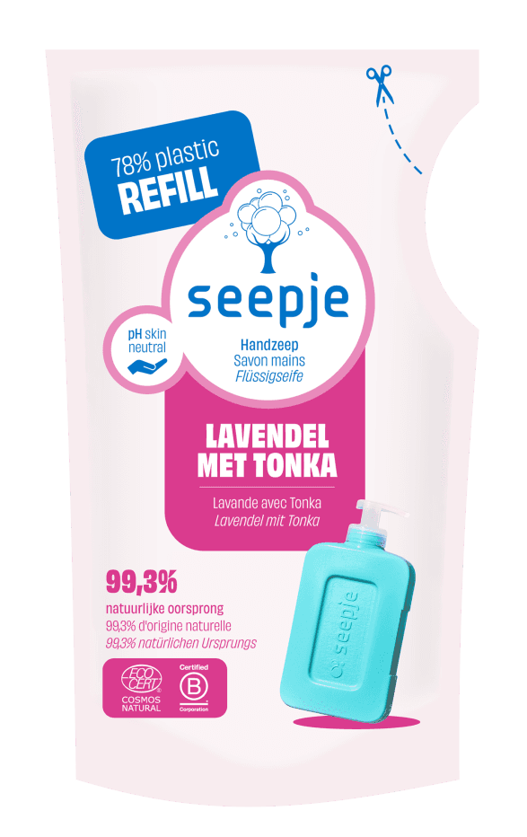 Seepje Handzeep Lavendel Tonka Navulling