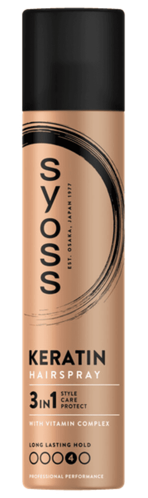 Syoss 3in1 Keratin Hairspray Hold 4