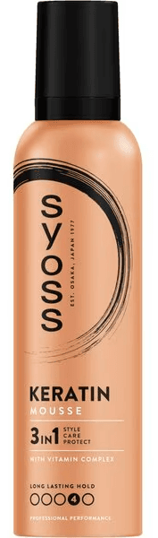Syoss 3in1 Keratin Mousse Hold 4