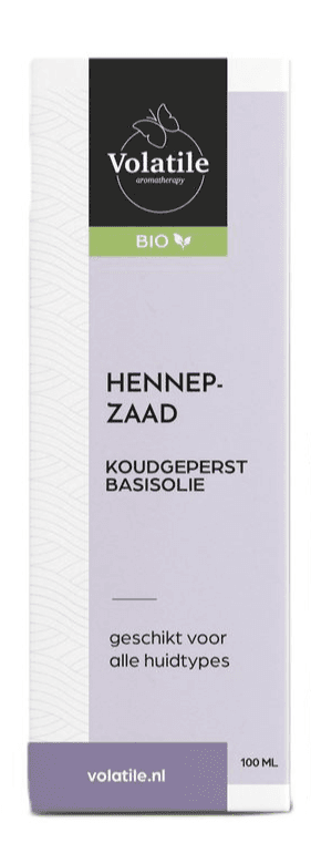 Volatile Hennepzaad Koudgeperst Basisolie Bio