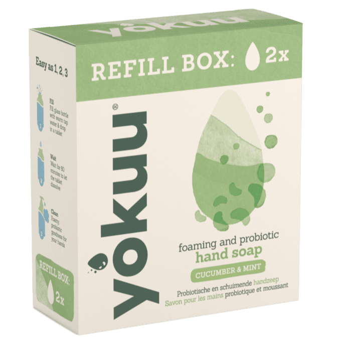 Yokuu Handzeep Cucumber Mint Refill Box