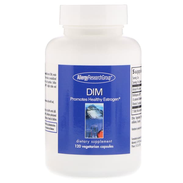 DIM 120 Vegetarian Capsules - Allergy Research Group