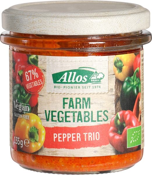 Allos Groentepread Paprika Trio