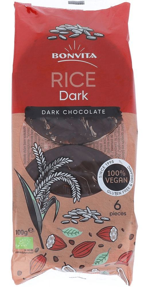 BonVita Pure Chocolade Rijstwafels