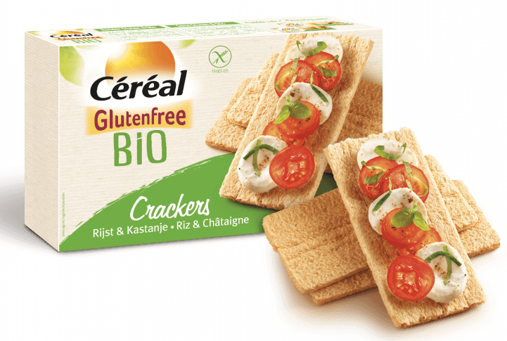 Cereal Crackers Rijst-Kastanje Glutenvrij Biologisch