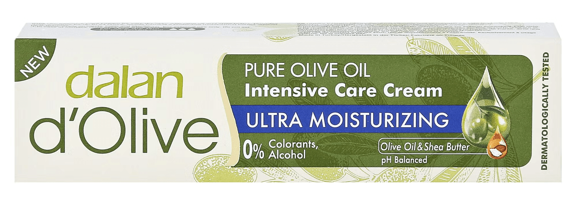 Dalan d'olive Pure Olive Oil Intensive Cream Care 0% Alcohol