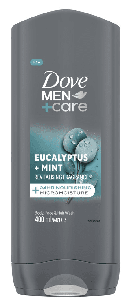 Dove Men +Care Body Face & Hair Wash Eucalyptus + Mint