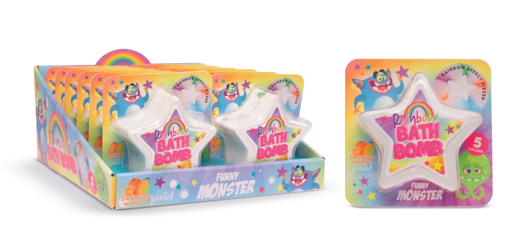 Funny Monster Rainbow Bathbomb
