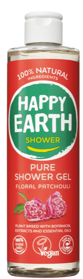 Happy Earth 100% Natural Shower Gel Floral Patchouli