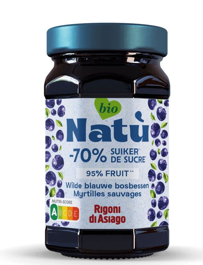 Natù Biologische Wilde Blauwe Bosbessenjam