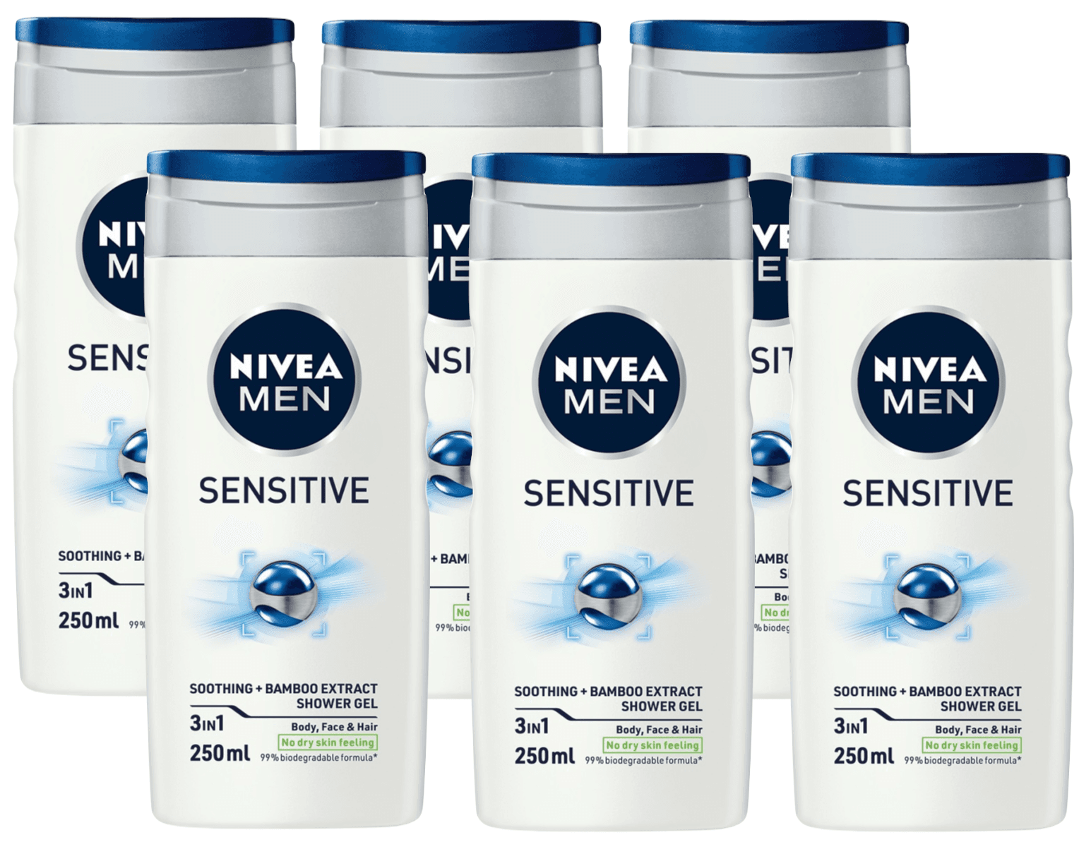 Nivea Men Sensitive Shower Gel Voordeelverpakking