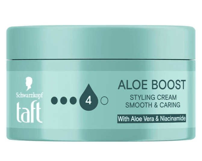 Schwarzkopf Taft Aloe Boost Smooth & Caring Styling Cream
