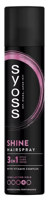 Syoss 3in1 Shine Haarspray Hold 4