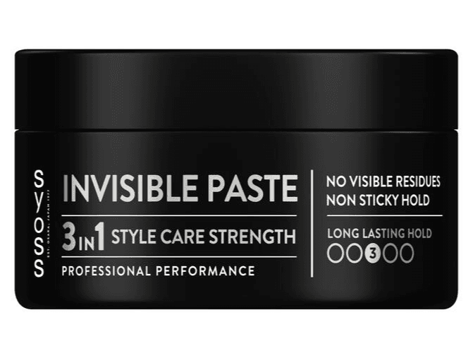 Syoss Paste Invisible Paste 3in1 Style Care Strength Long Lasting Hold 3