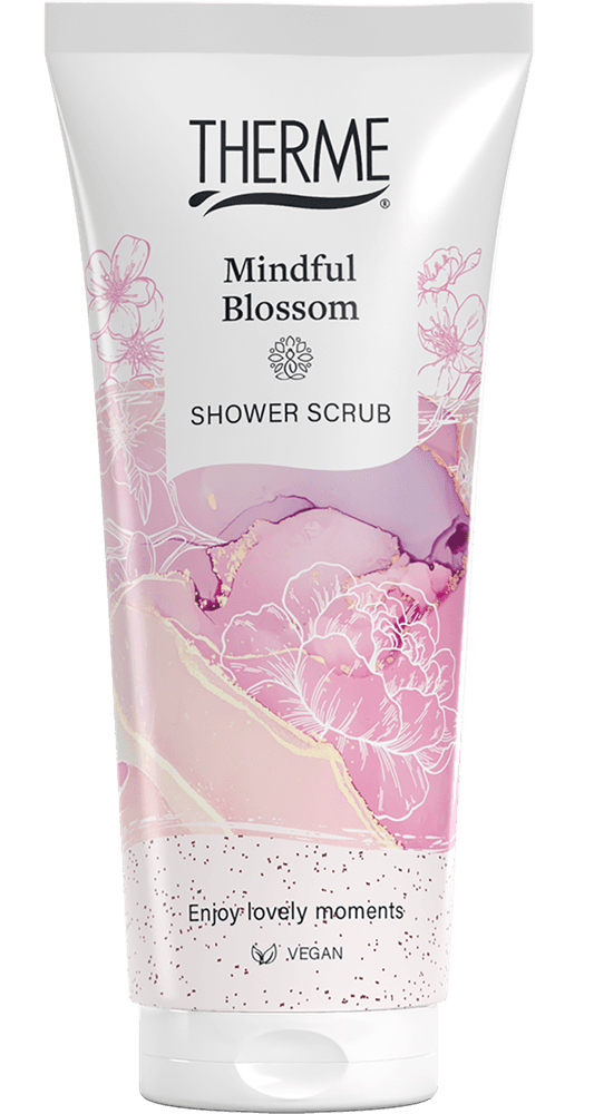 Therme Mindful Blossom Shower Scrub