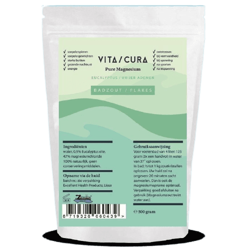 Vita Cura Pure Magnesium Eucalyptus Badzout Vlokken