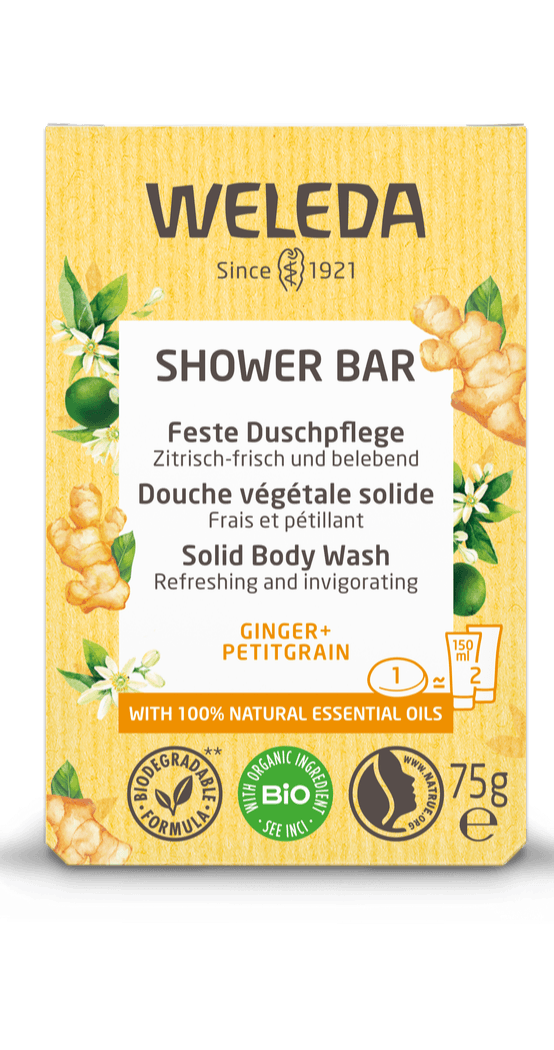 Weleda Shower Bar Ginger + Petitgrain