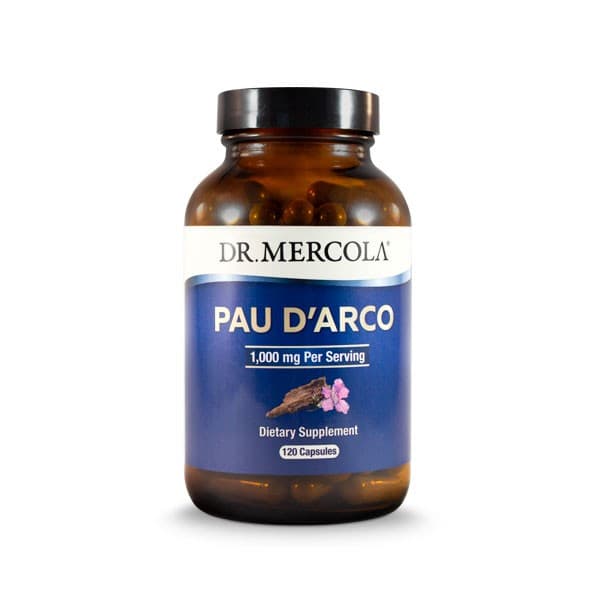 Pau d'Arco 1000mg 120 Capsules - Dr Mercola