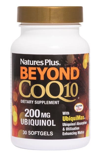 Beyond CoQ10 Ubiquinol 200 mg (60 Softgels) - Nature's Plus