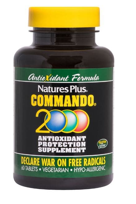 Commando 2000 Antioxidant Protection (90 Tablets) - Nature's Plus